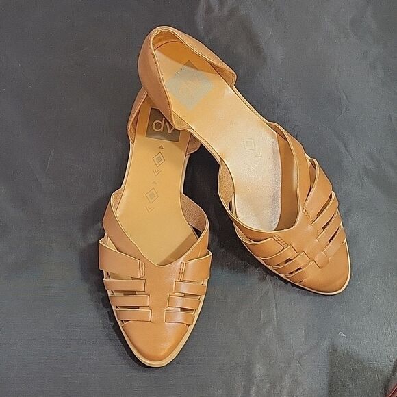 DV BY DOLCE VITA D'ORSAY POINTED TOE SLIP-ON FLAT LEATHER UPPER WOMEN"S SHOE - Picture 14 of 14